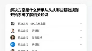 解决方案是什么新手可以从哪些基础规则开始系统了解相关知识