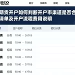 恒指期货开户如何判断开户渠道是否合规附检查清单及开户流程费用说明