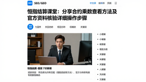 恒指结算课堂:分享合约乘数查看方法及官方资料核验详细操作步骤