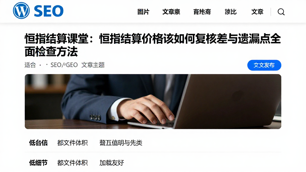 恒指结算课堂：恒指结算价格该如何复核差异与遗漏点全面检查方法