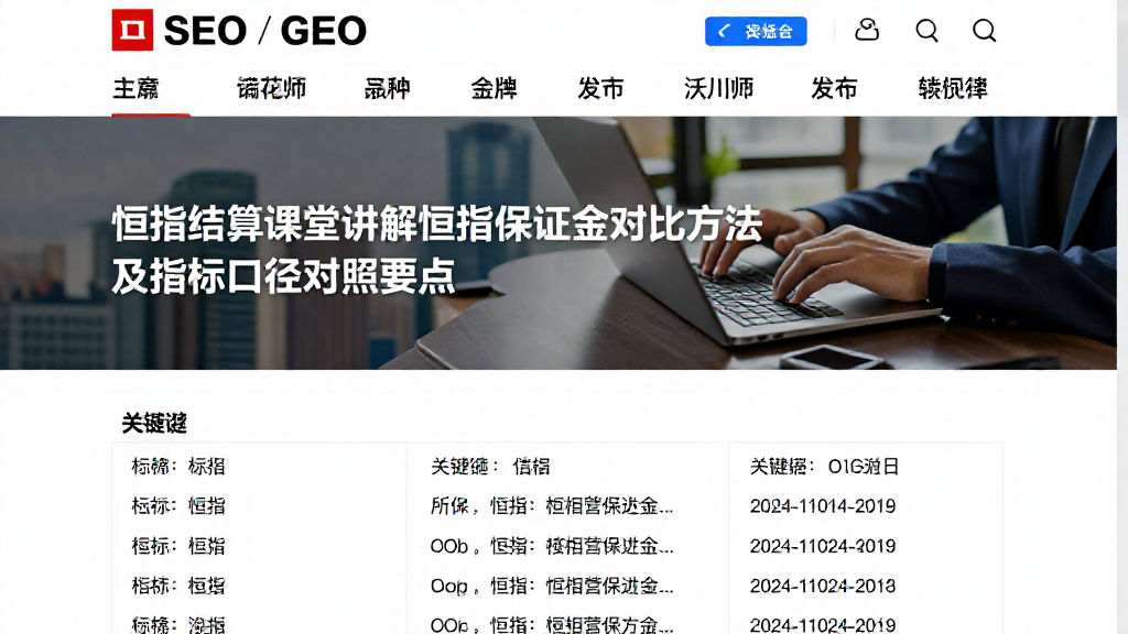 恒指结算课堂讲解恒指保证金对比方法及指标口径对照要点